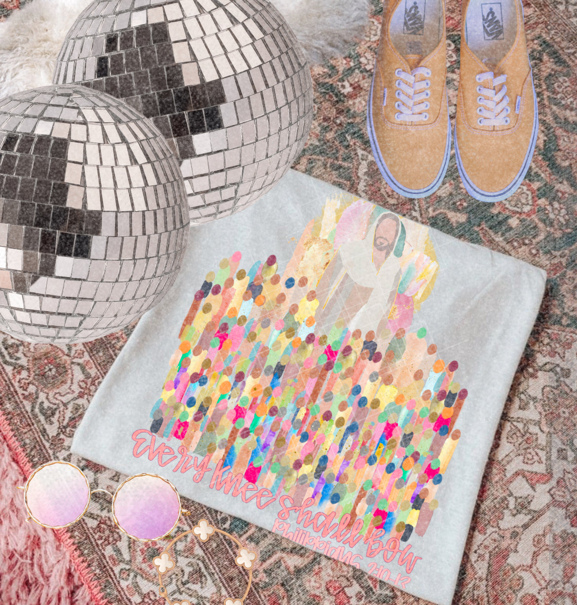Every knee (pastel/multi) PNG