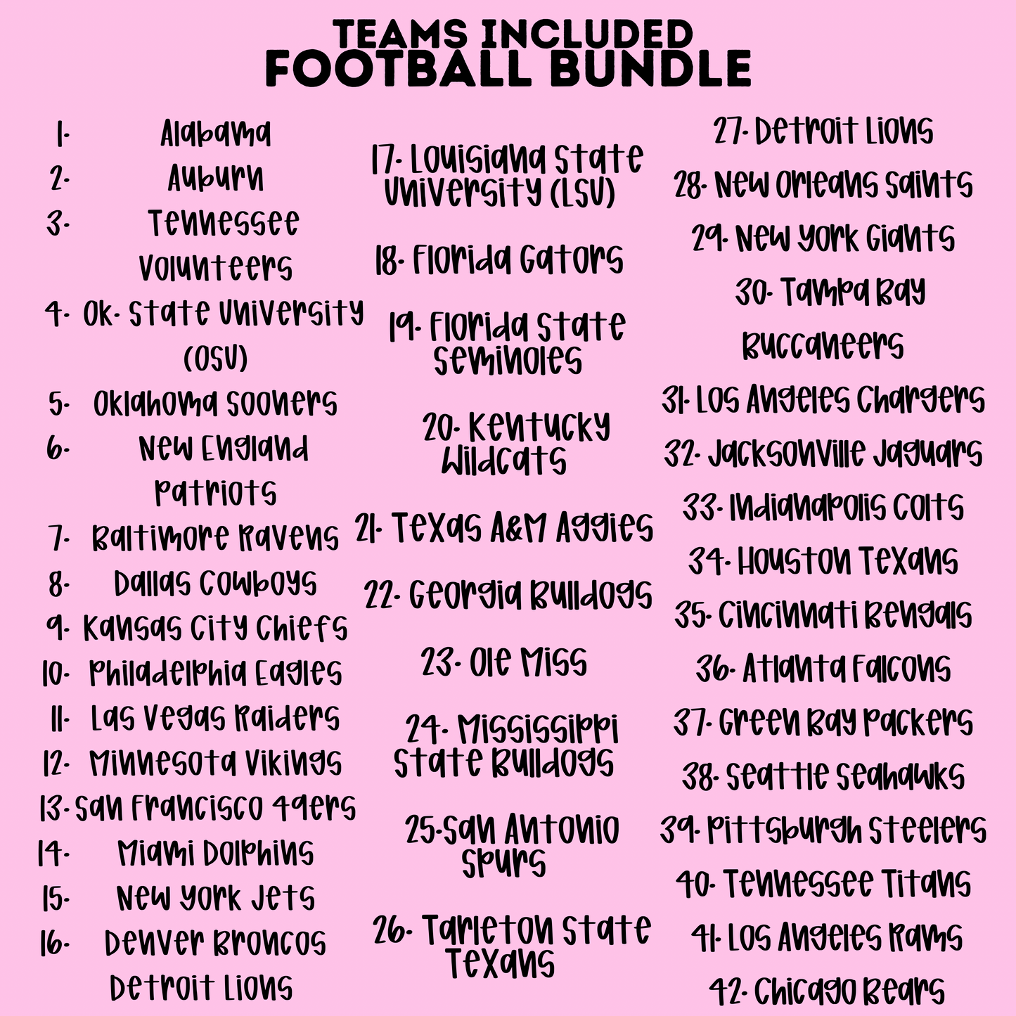 All Football past time Bundle !