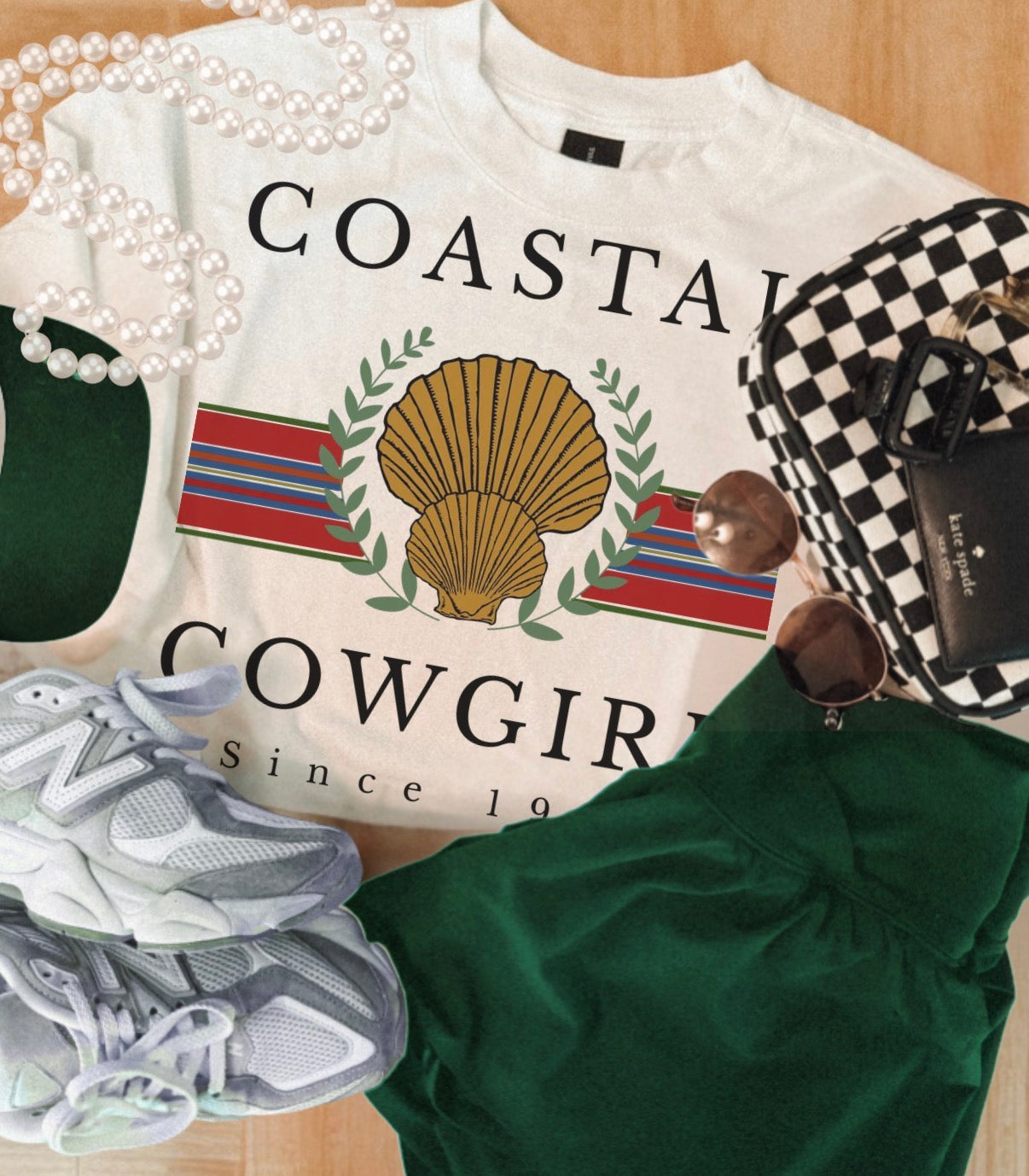 Coastal Cowgirl Bold Color PNG