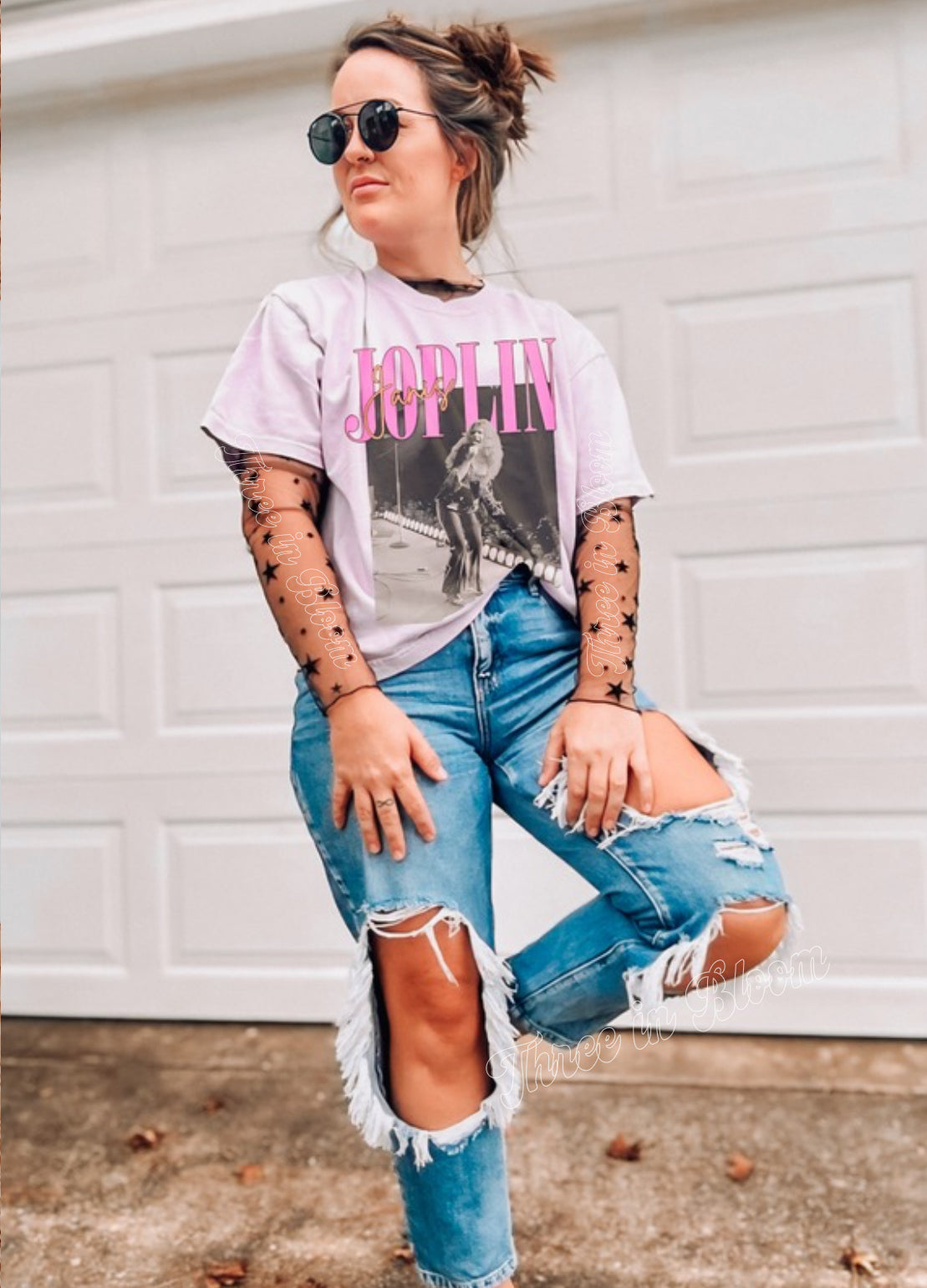 Starry eyed Accent top