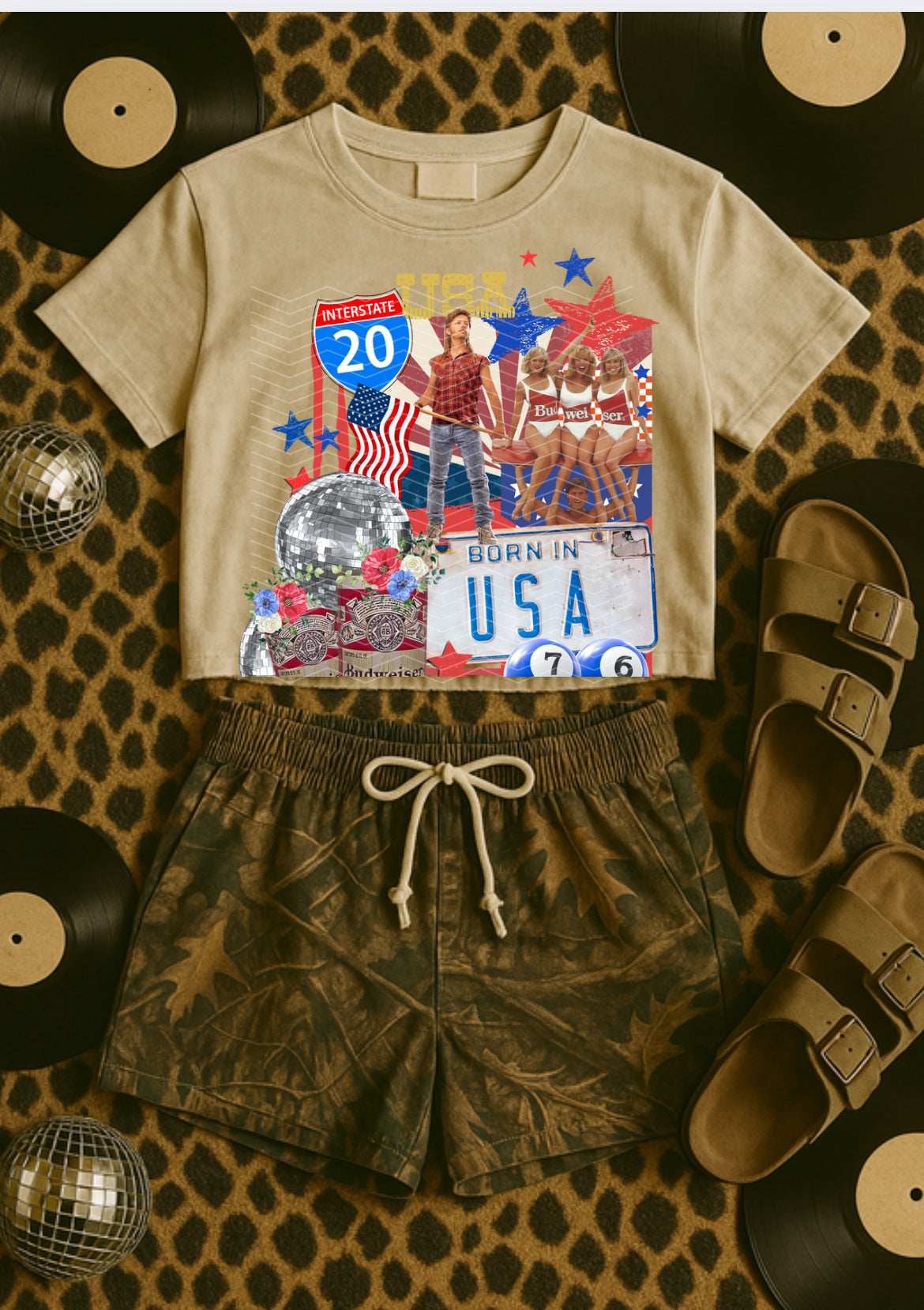 Freedom collage PNG