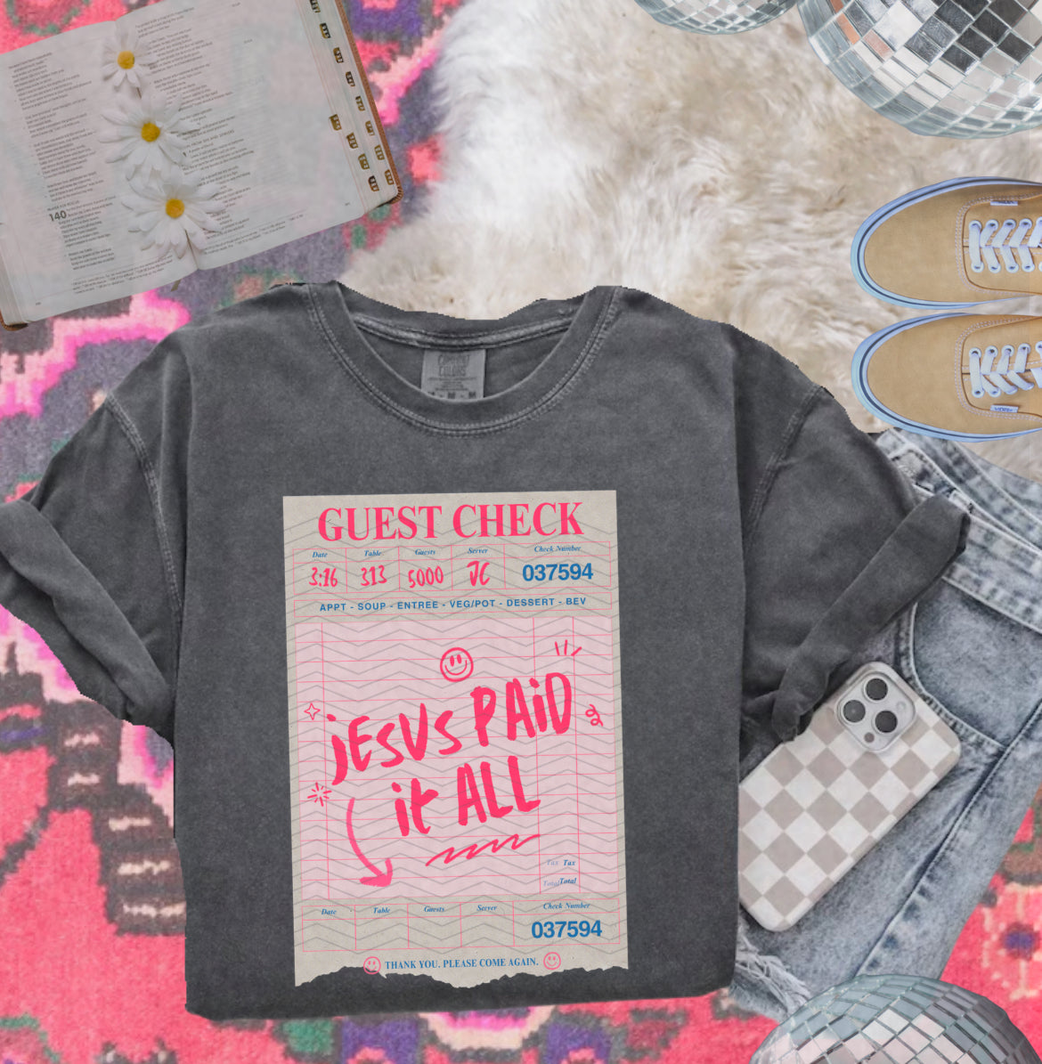 Guest check x Jesus