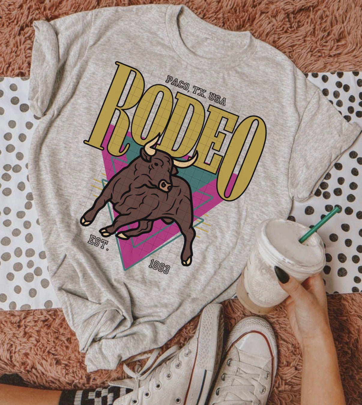 Retro Rodeo x Bull PNG