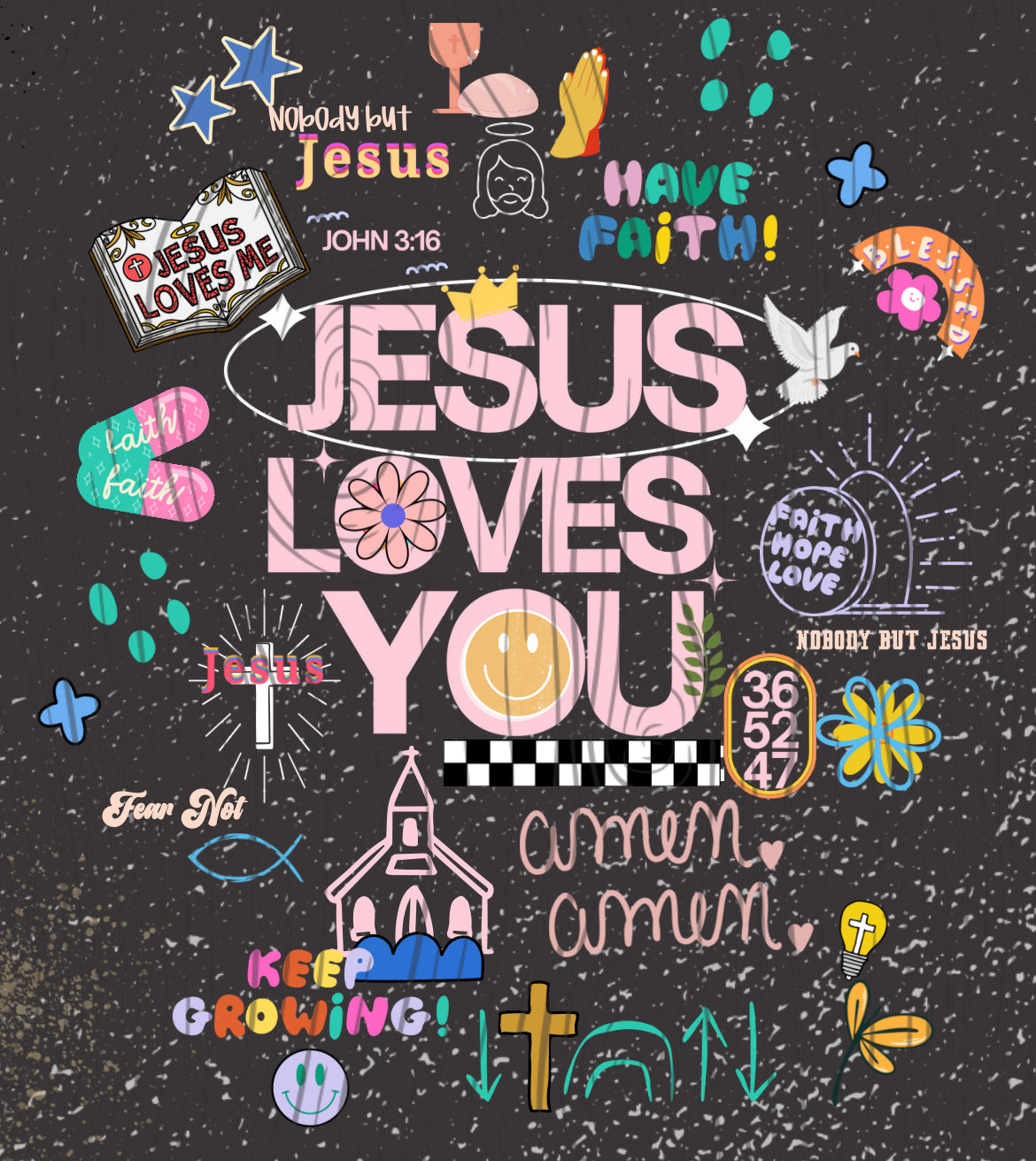 Jesus Loves You PNG