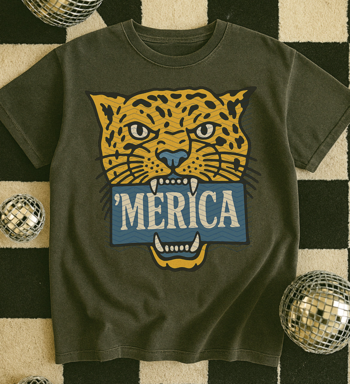 Merica Cheetah (blue) PNG