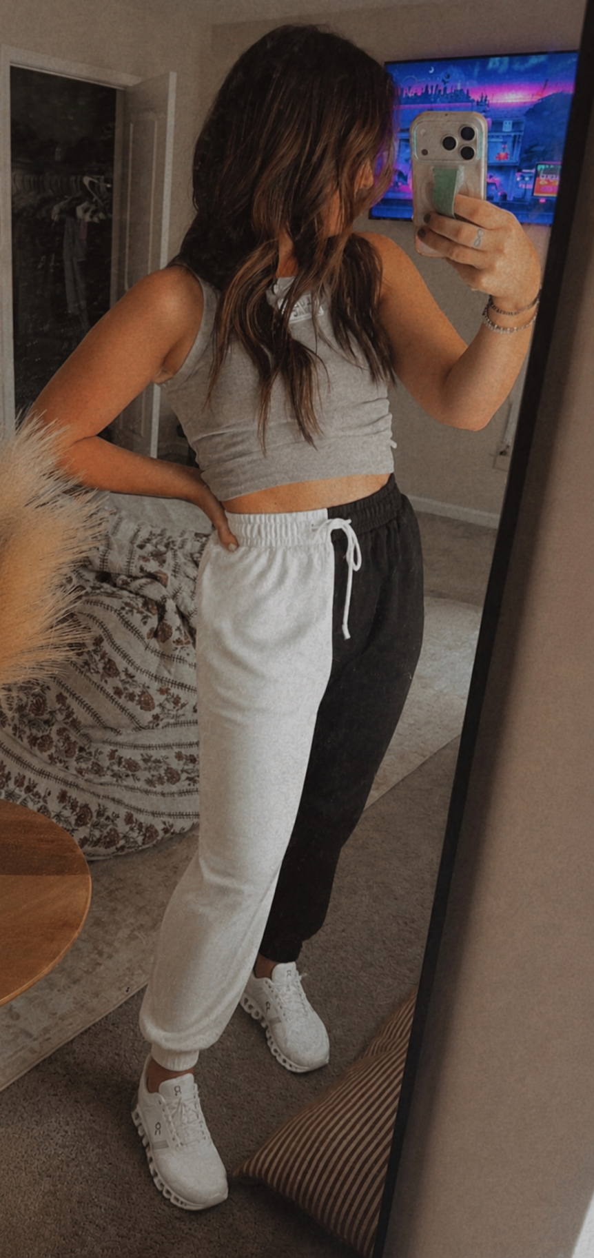 (WS MOQ 2) Two Tone Gameday Joggers / *Ships by (or before) August 14*