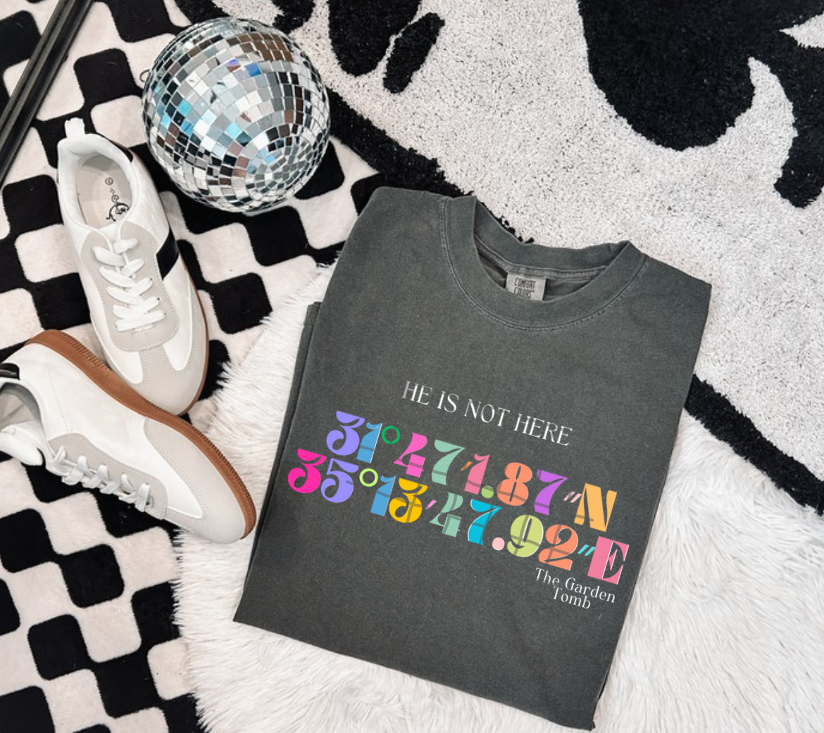 He is risen Coordinate (multi light and dark) 2 PNGs