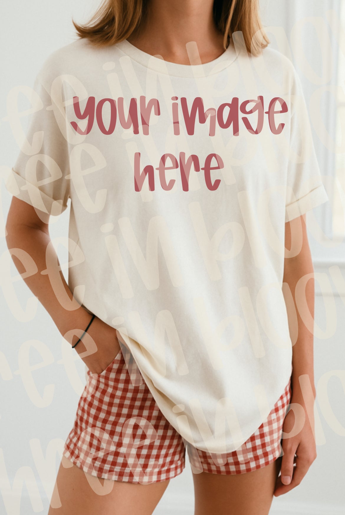 White / boxer mock