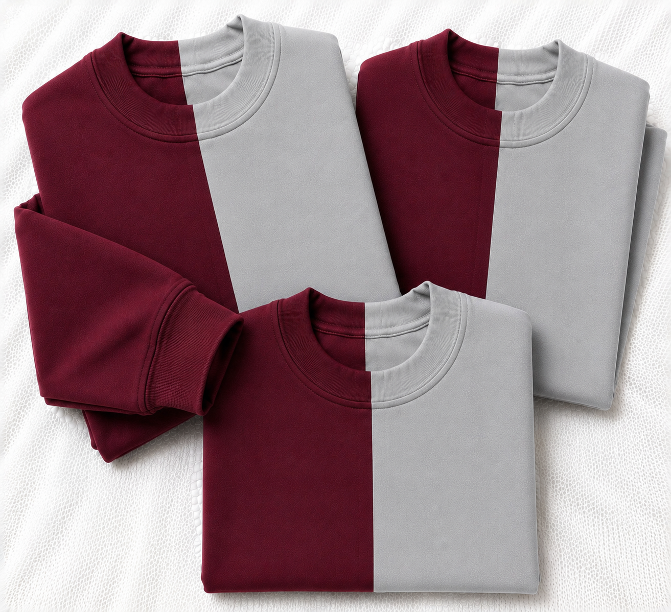 Split Color Crewneck Pre order *RETAIL*
