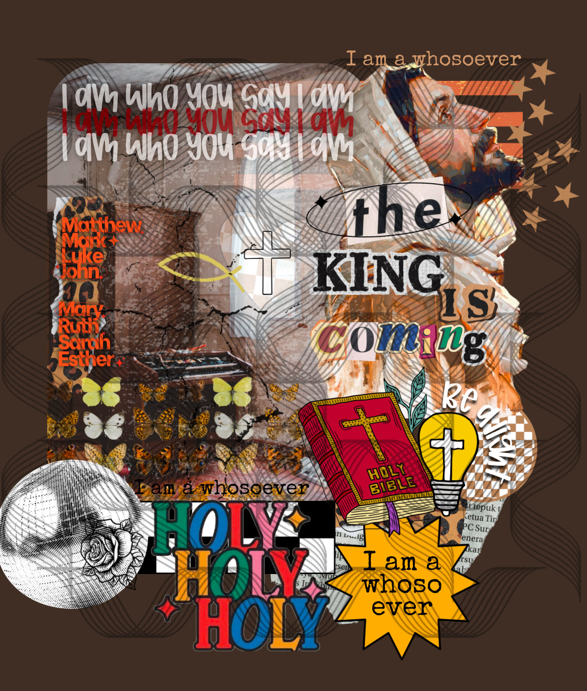 Jesus Collage PNG