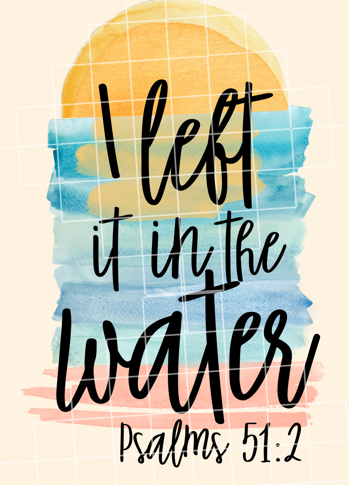 I left it in the water PNG