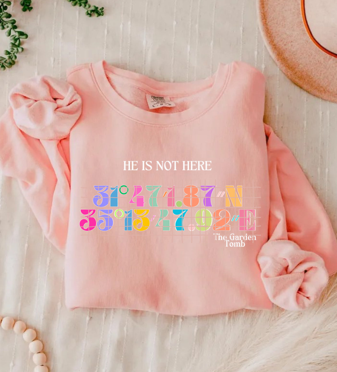 He is risen Coordinate (multi light and dark) 2 PNGs