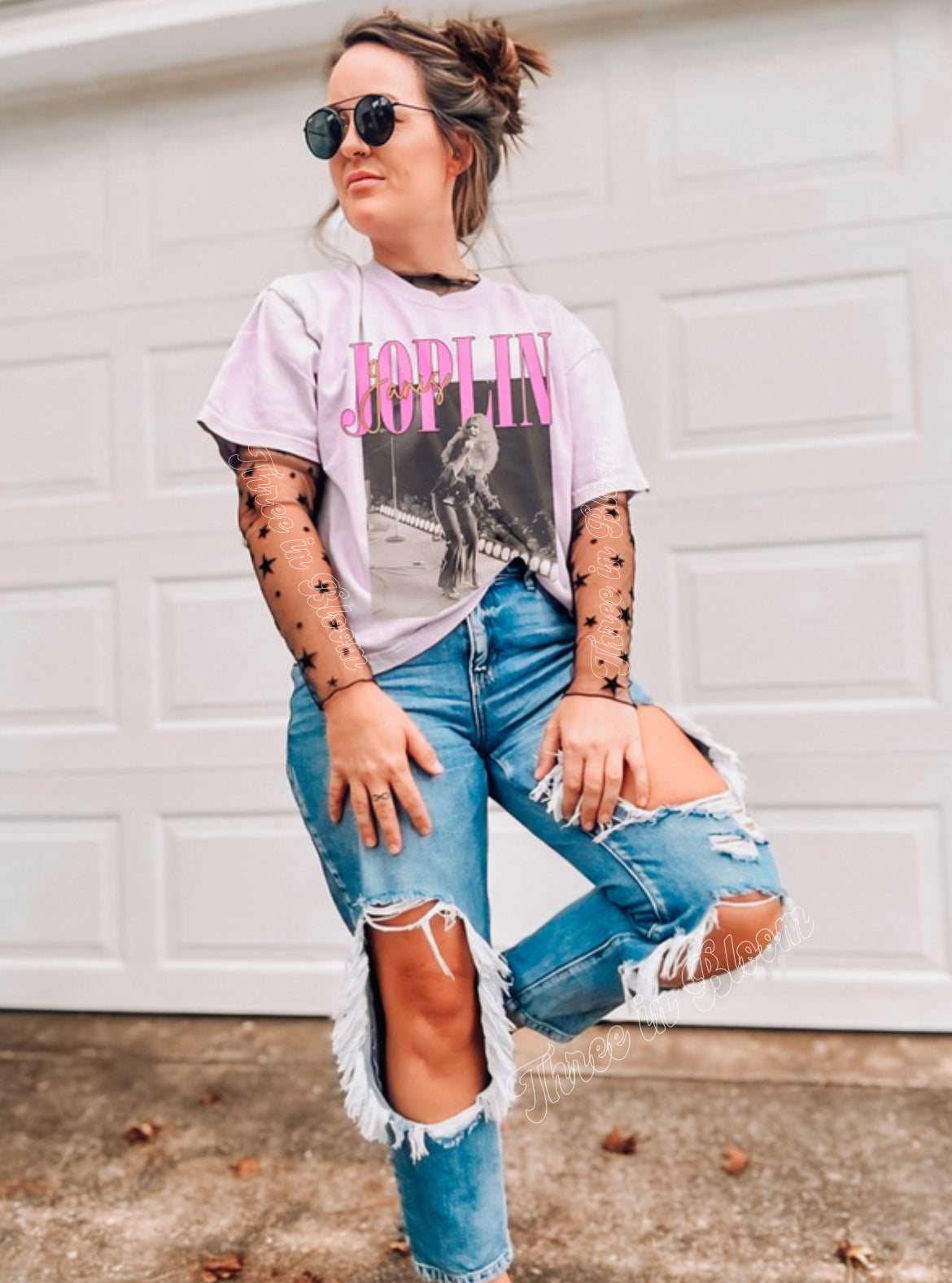 Starry eyed Accent top