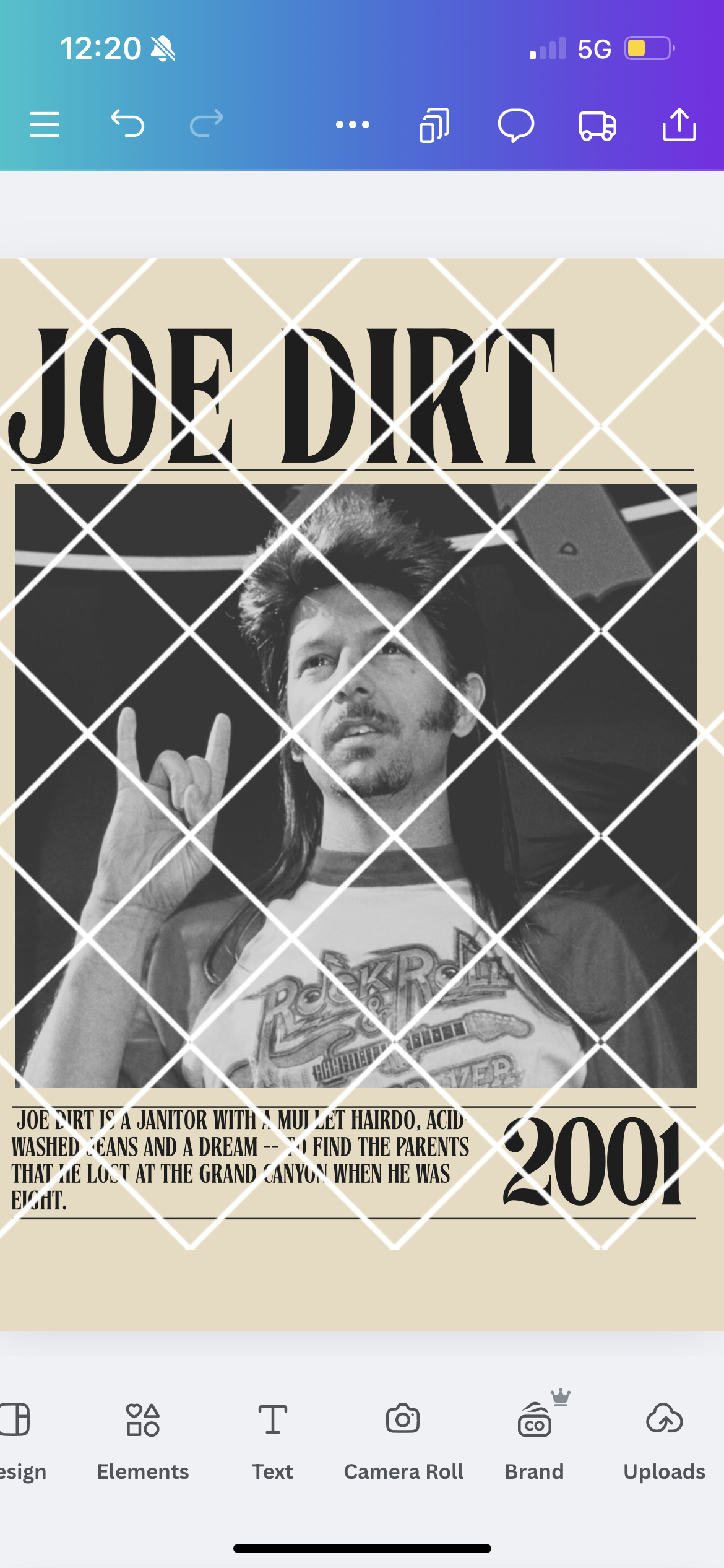 Joe Dirt BW PNG