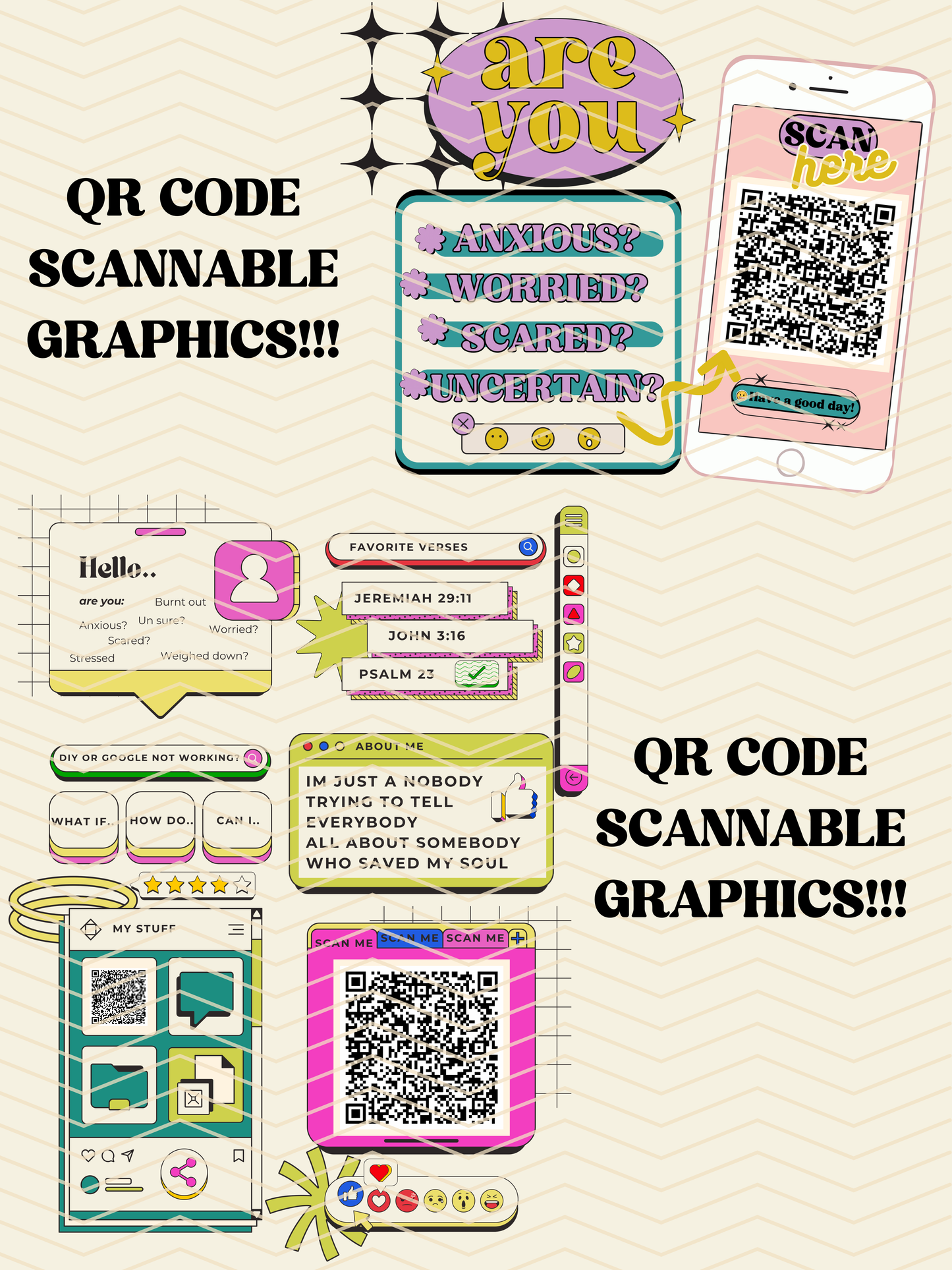 QR CODE Faith based BUNDLE!