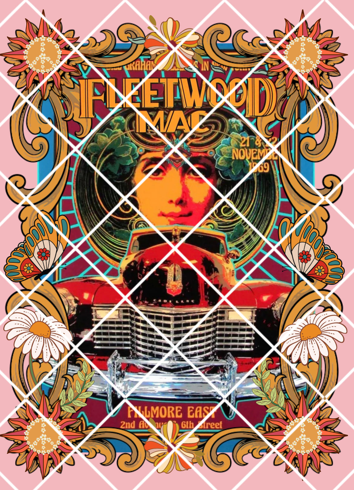 Fleetwood Hippie Poster PNG