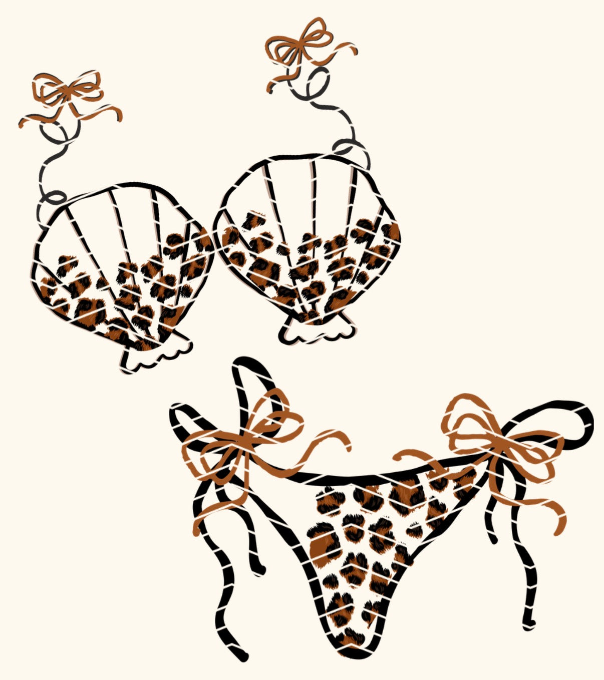 Cheetah print Bikini