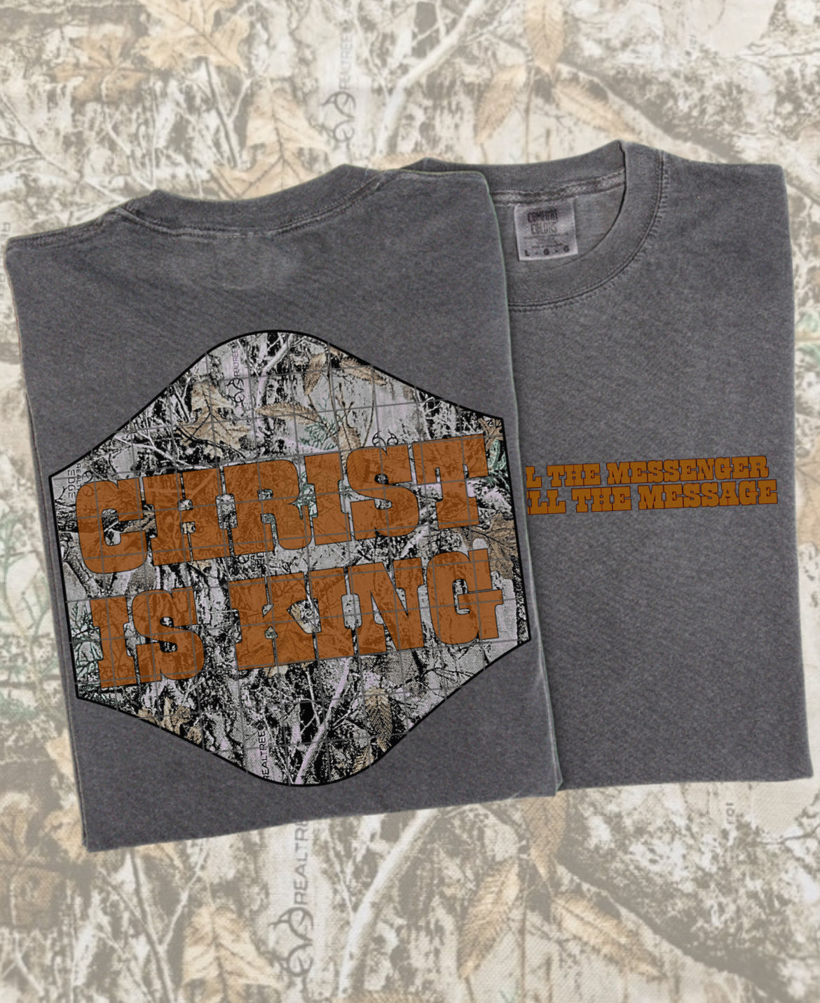 Christ is King Vintage Camo (2 PNGs!)