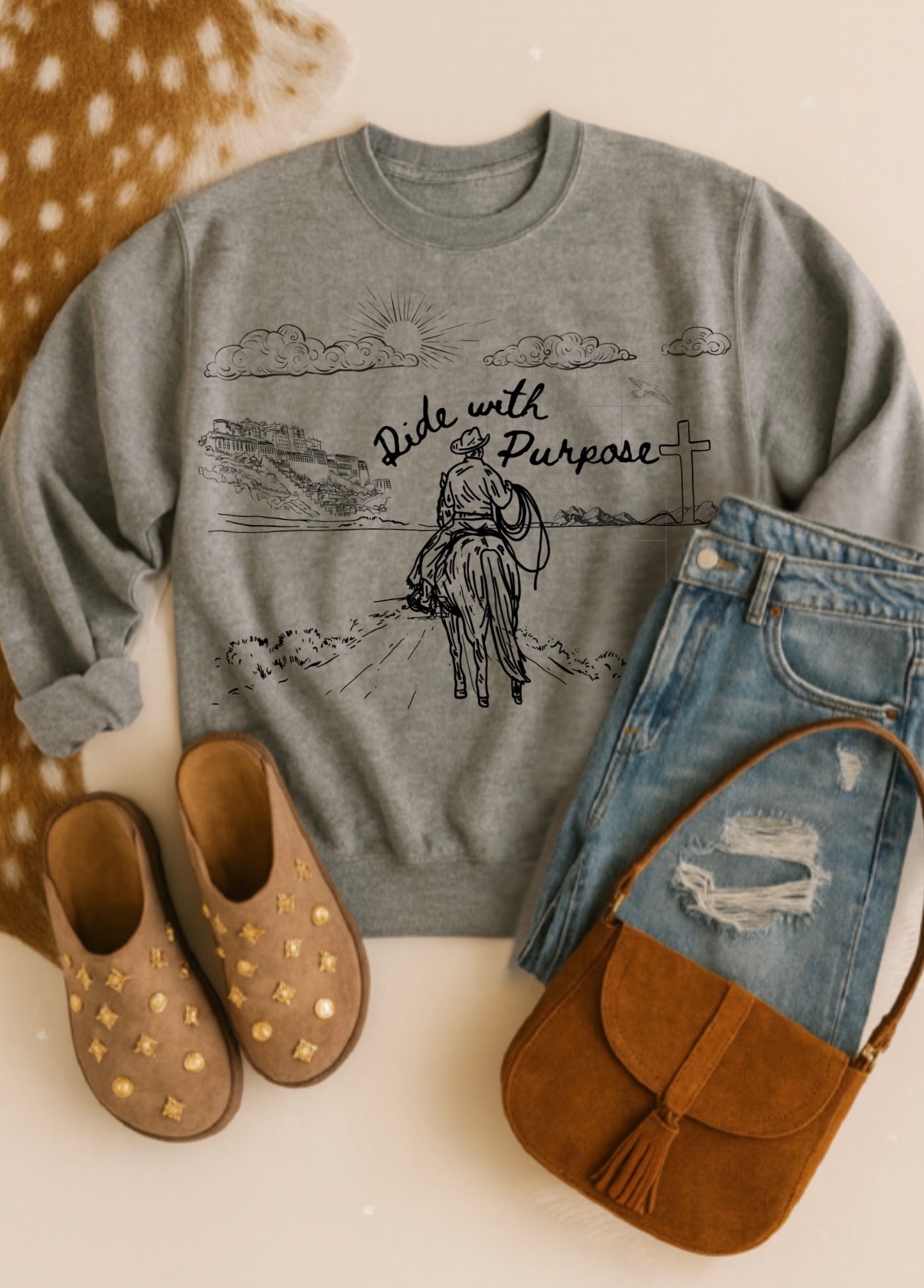 Ride with purpose PNG