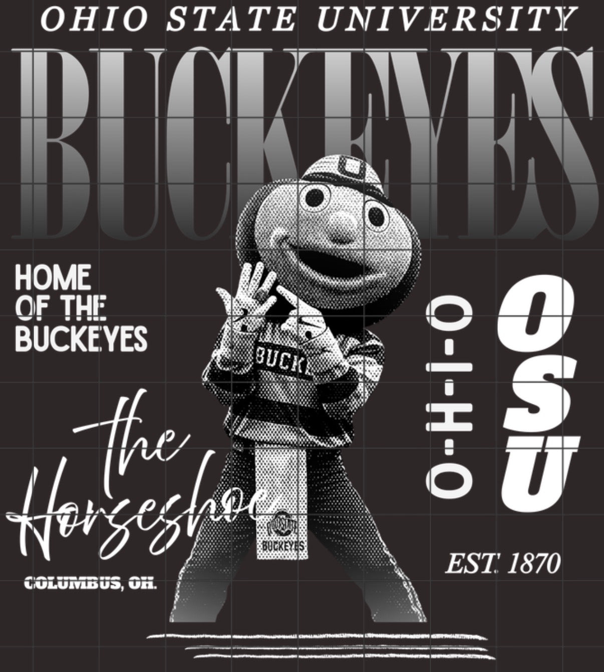 OSU monochrome halftone