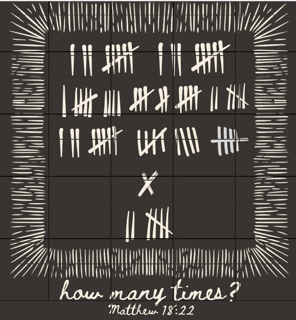 70x7 tally PNG (2 colors)