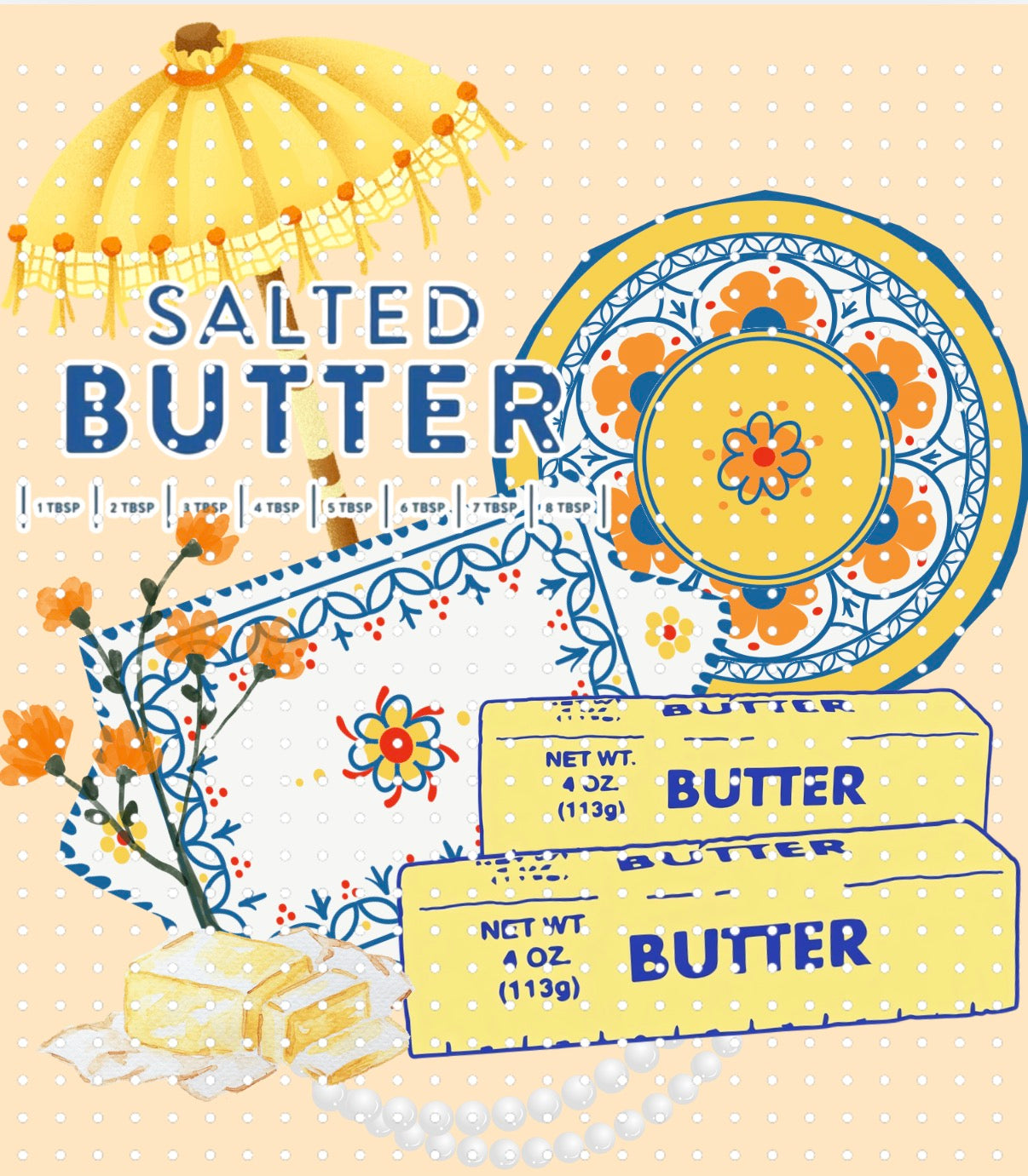 Salted Butter Spring Collage