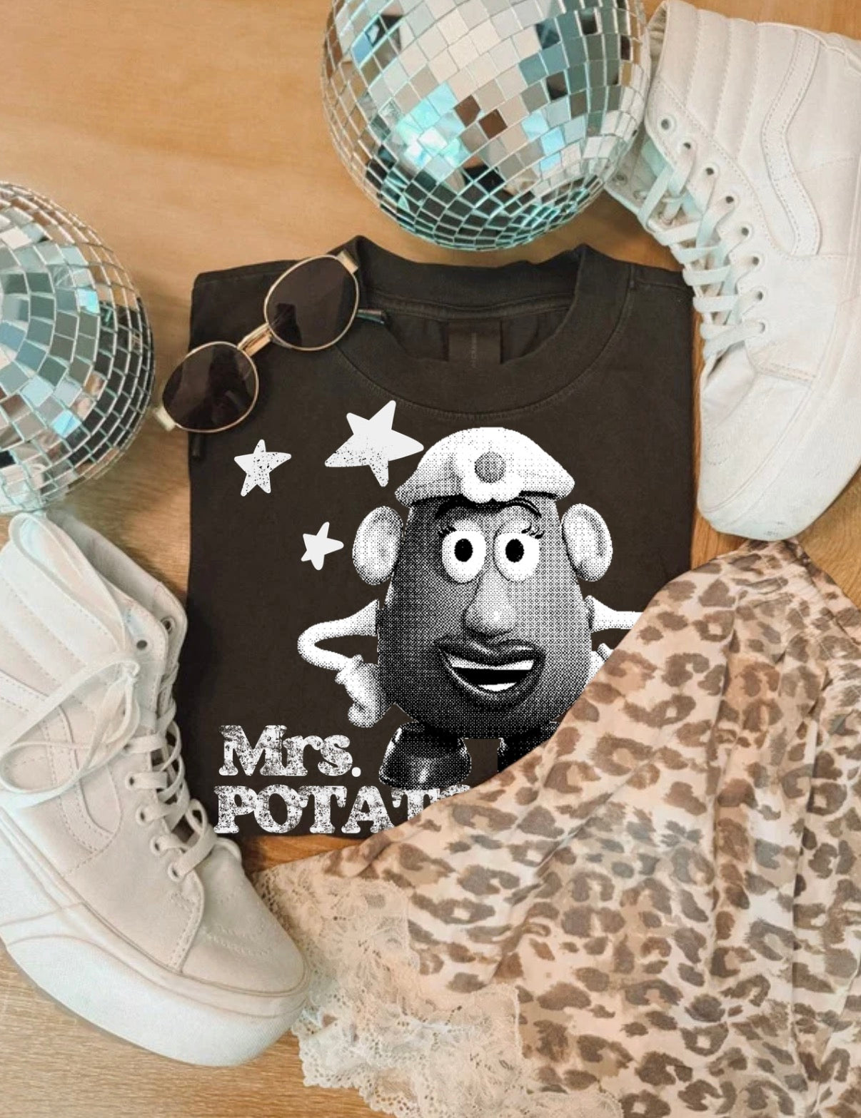 TWO Halftone Mrs Potato (black and white print variants included)