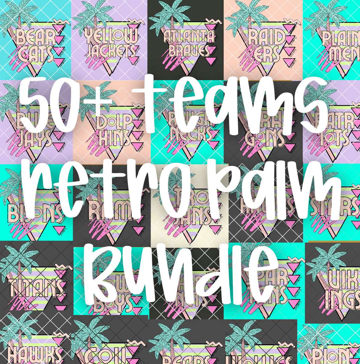 Retro palm bundle