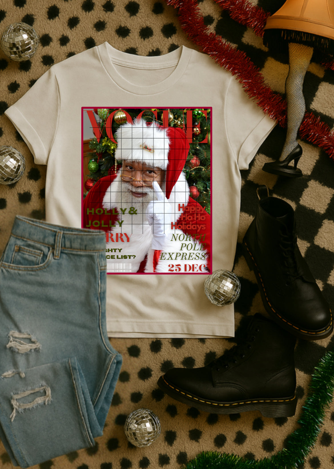 Vogue Santa (2 PNGs)