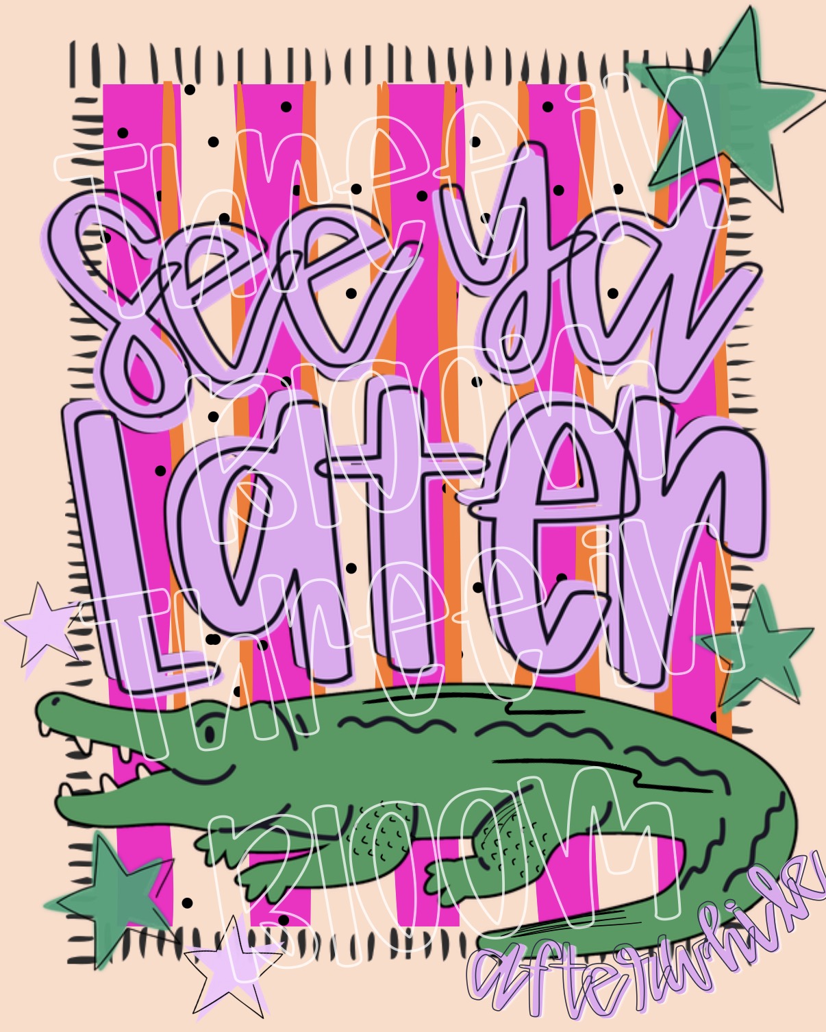 Later Gator (TWO PNGs)