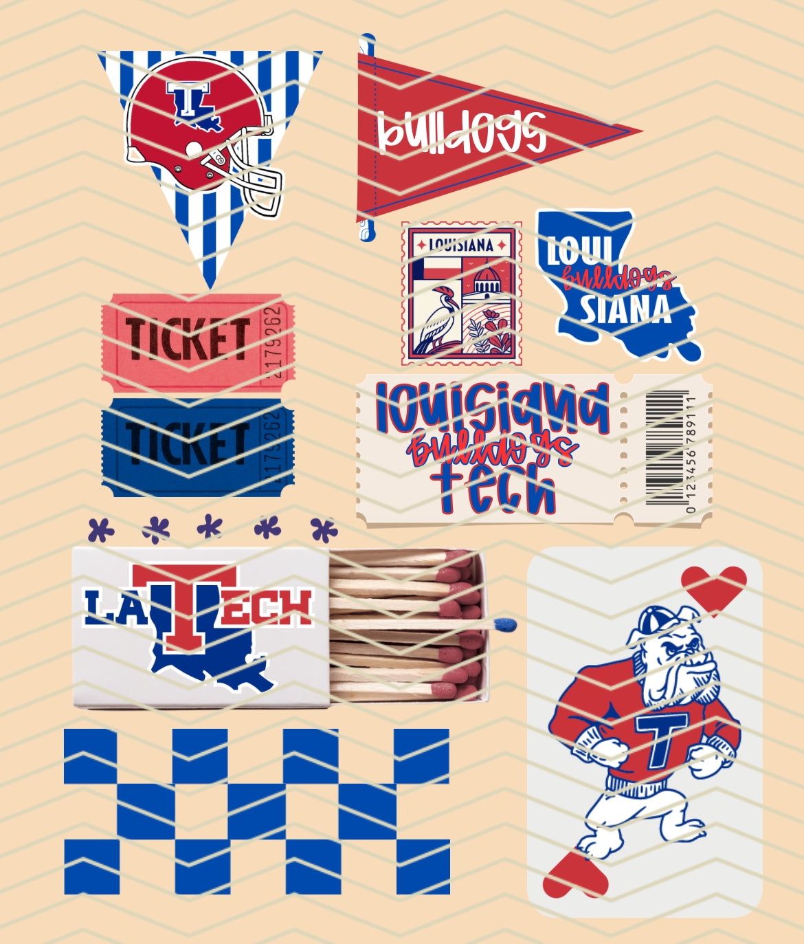 LA tech Matchbox Collage