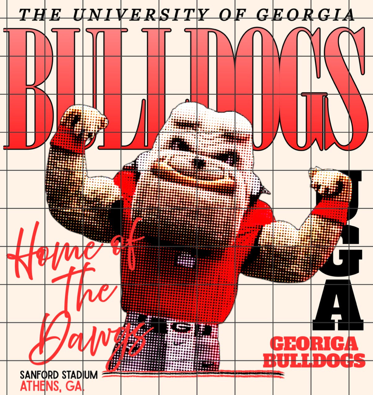Bulldog color tone PNG