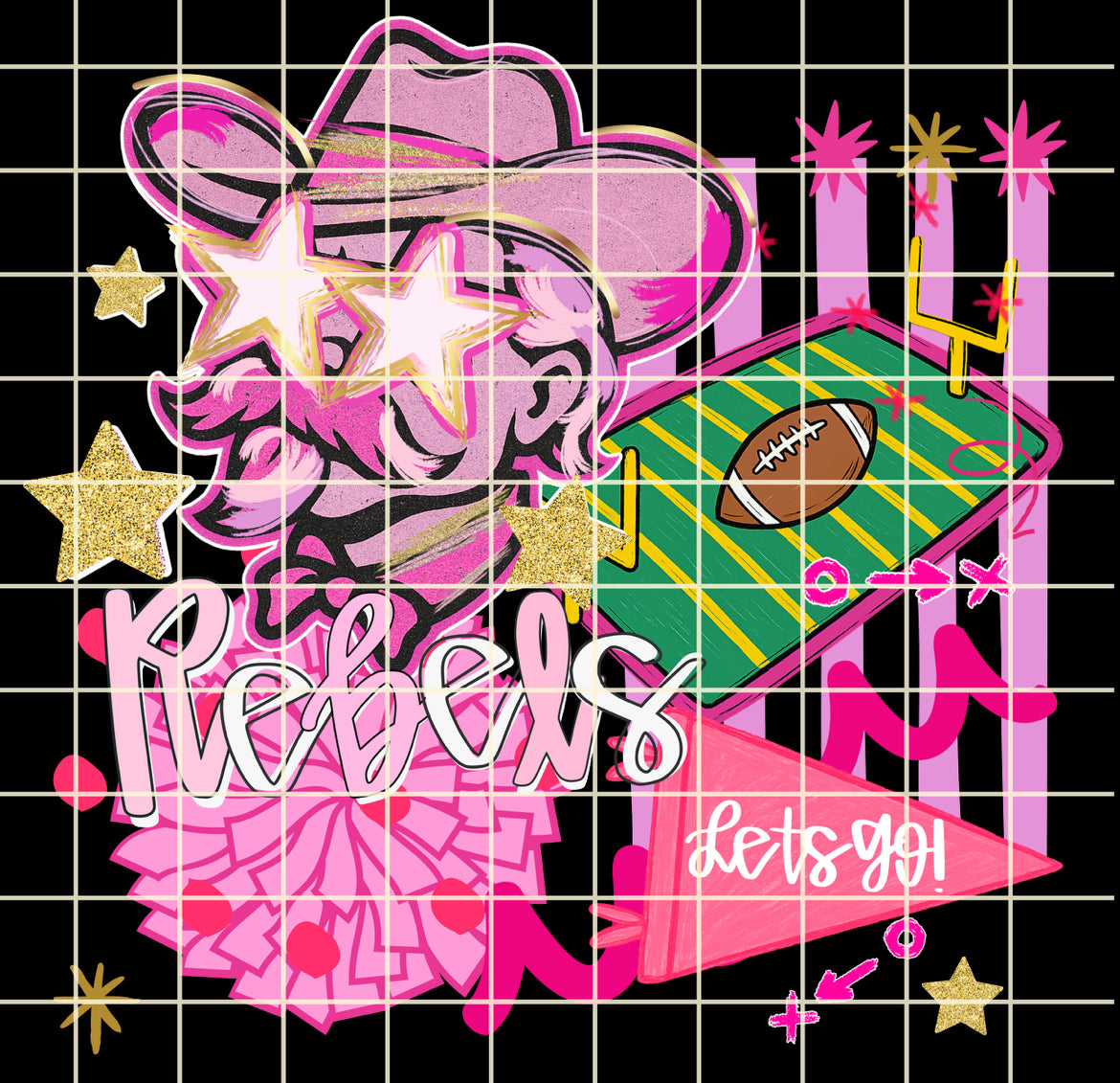 Pink preppy Rebs