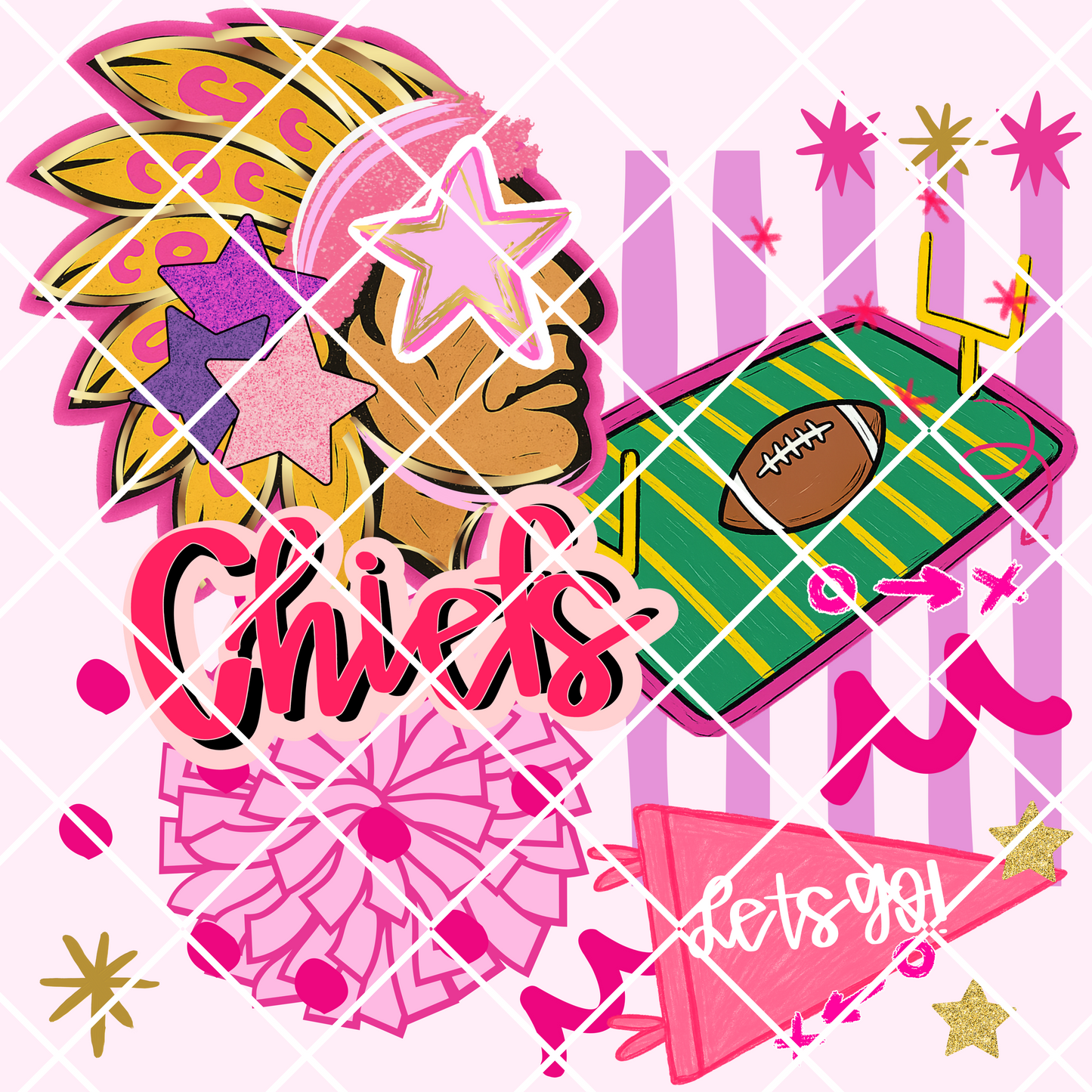 Pink preppy chiefs