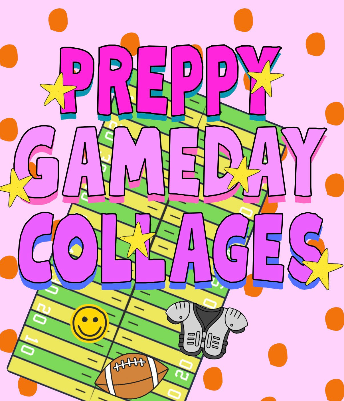 Preppy GameDay Collage