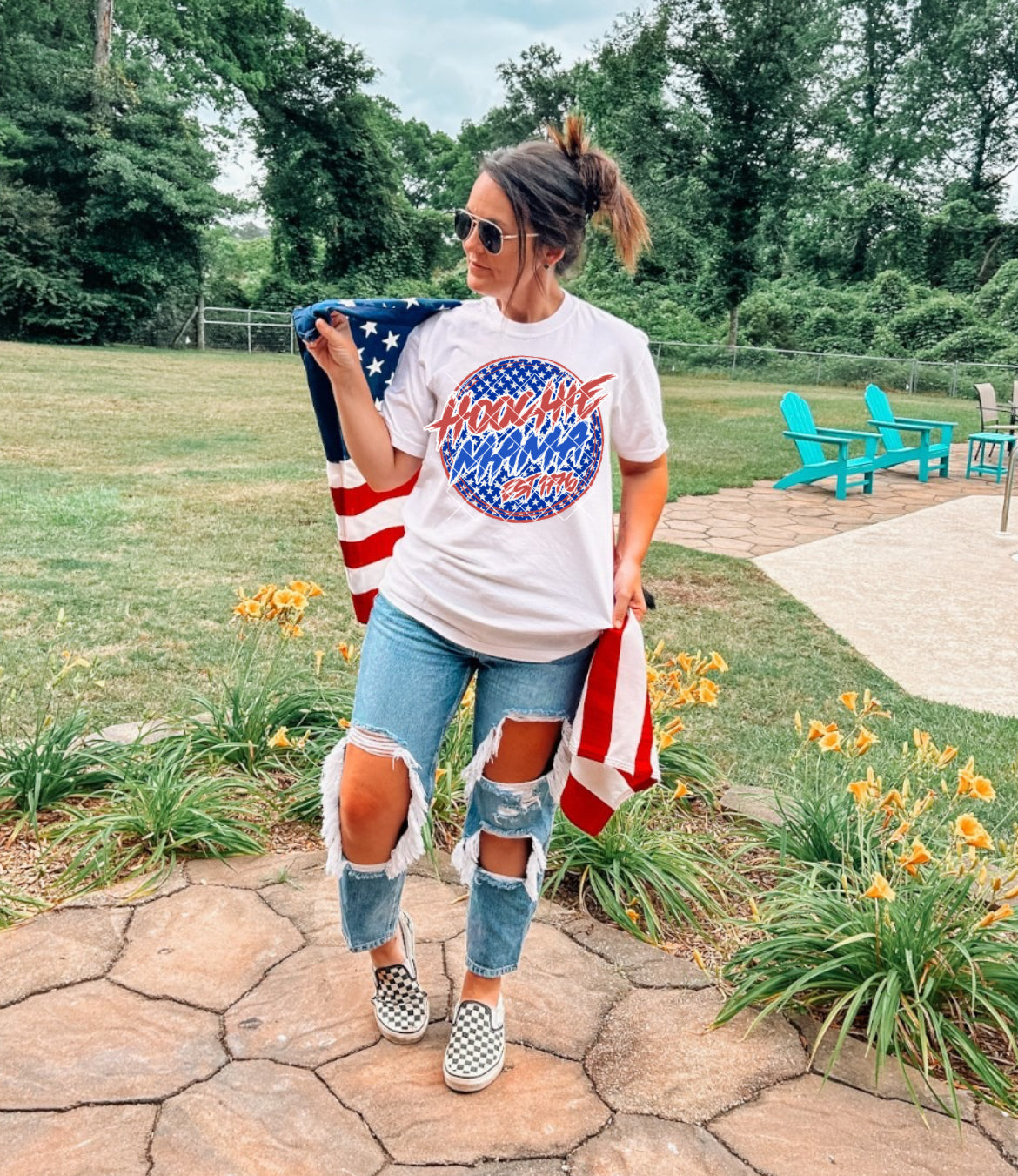 USA hoochie mama PNG