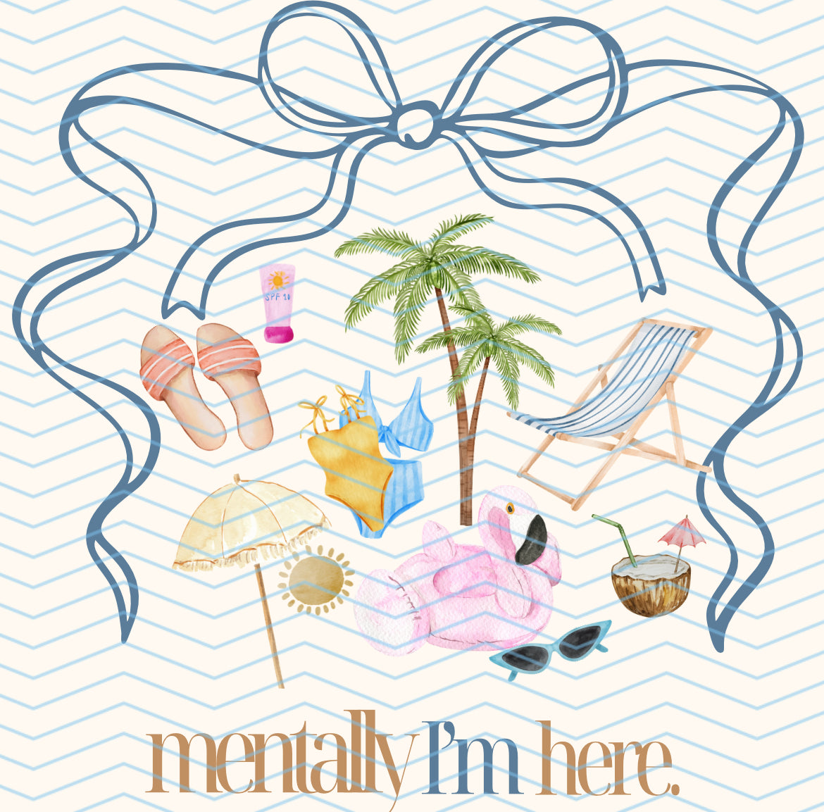 Mentally I’m here PNG Bundle