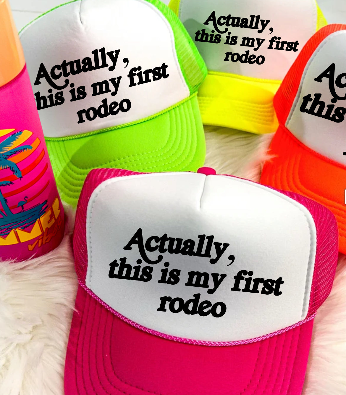 Neon Trucker Hats