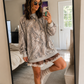 Mock Neck Vintage Washed Camo *Pre Order* - MOQ 2