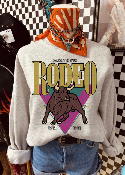 Retro Rodeo x Bull PNG