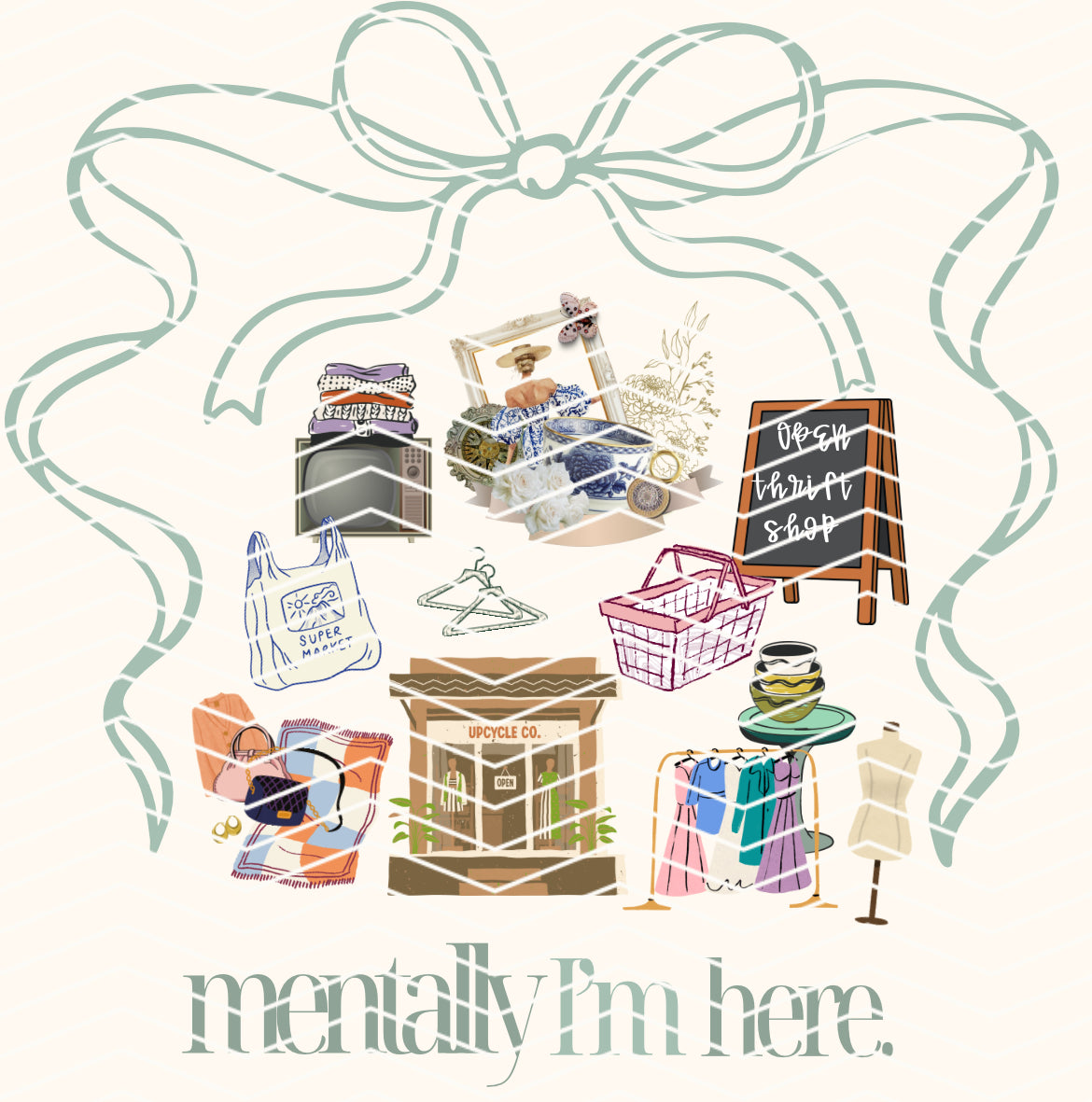 Mentally I’m here PNG Bundle