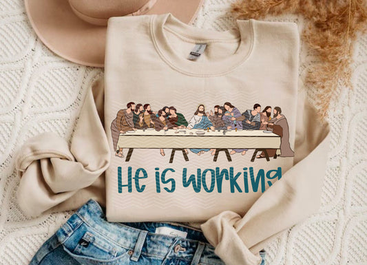 He is working PNG last supper