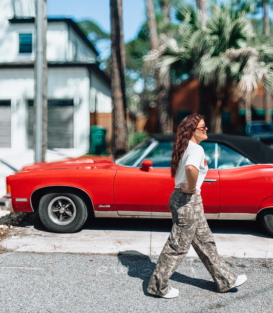 Walk this way Camo denim