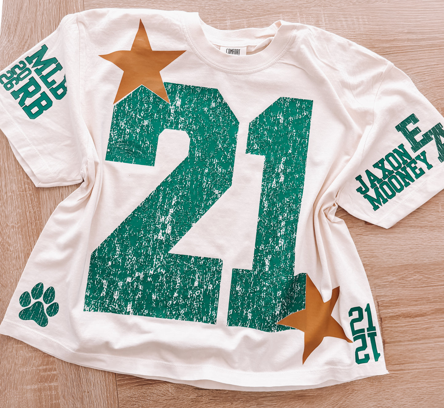Digital Varsity Tee TEMPLATE