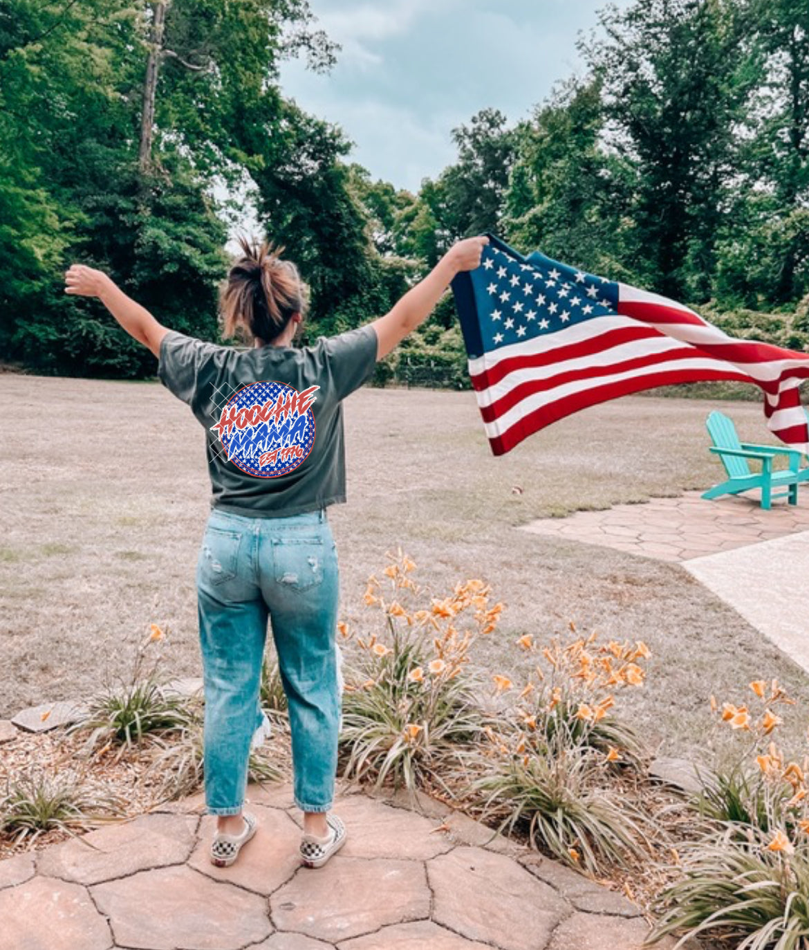USA hoochie mama PNG