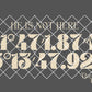He is not here coordinates (beige and charcoal) 2 PNGs