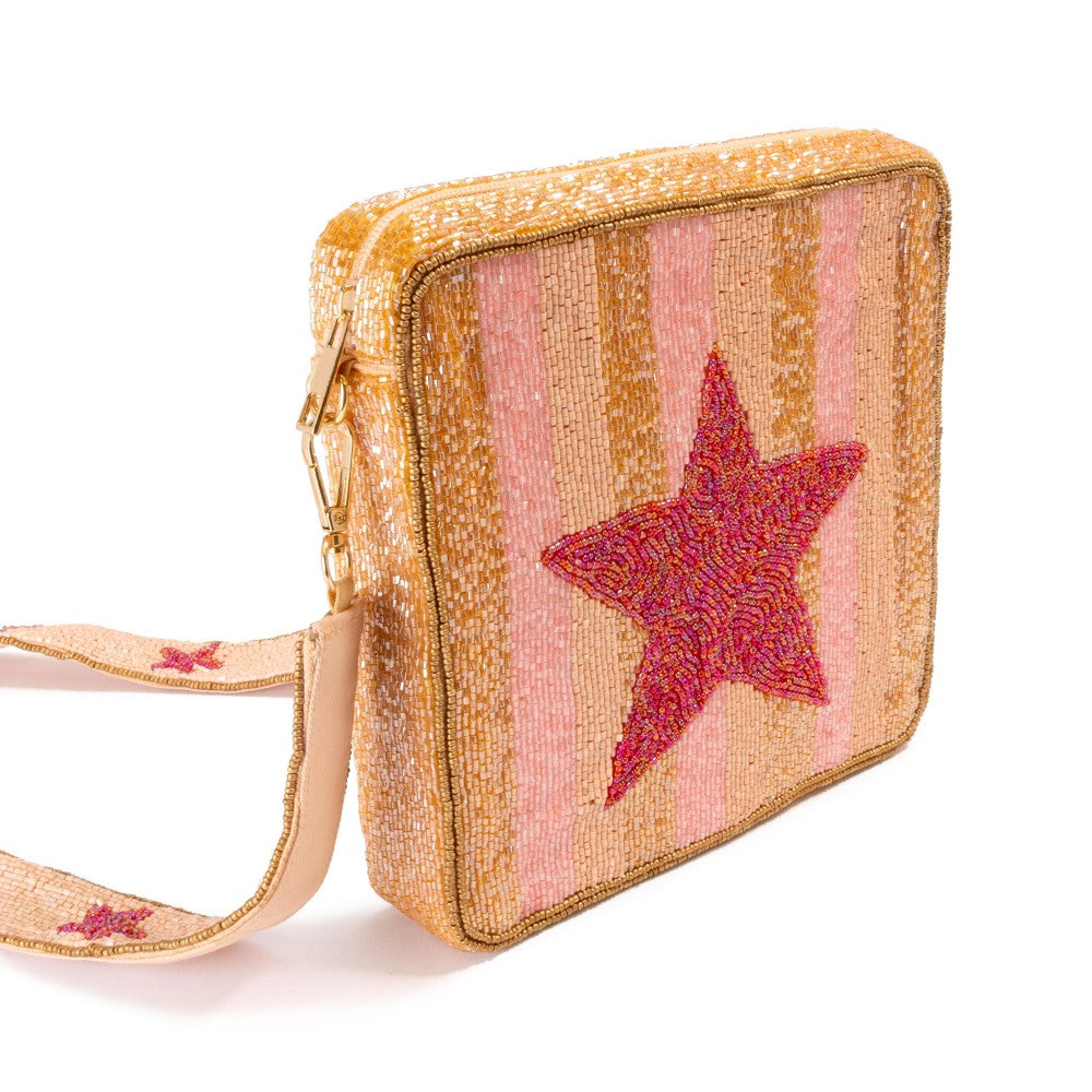 Star Bead Bag with Strap