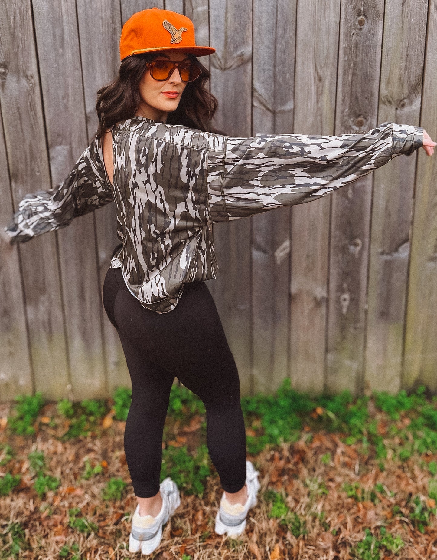 Camo cutout layer top