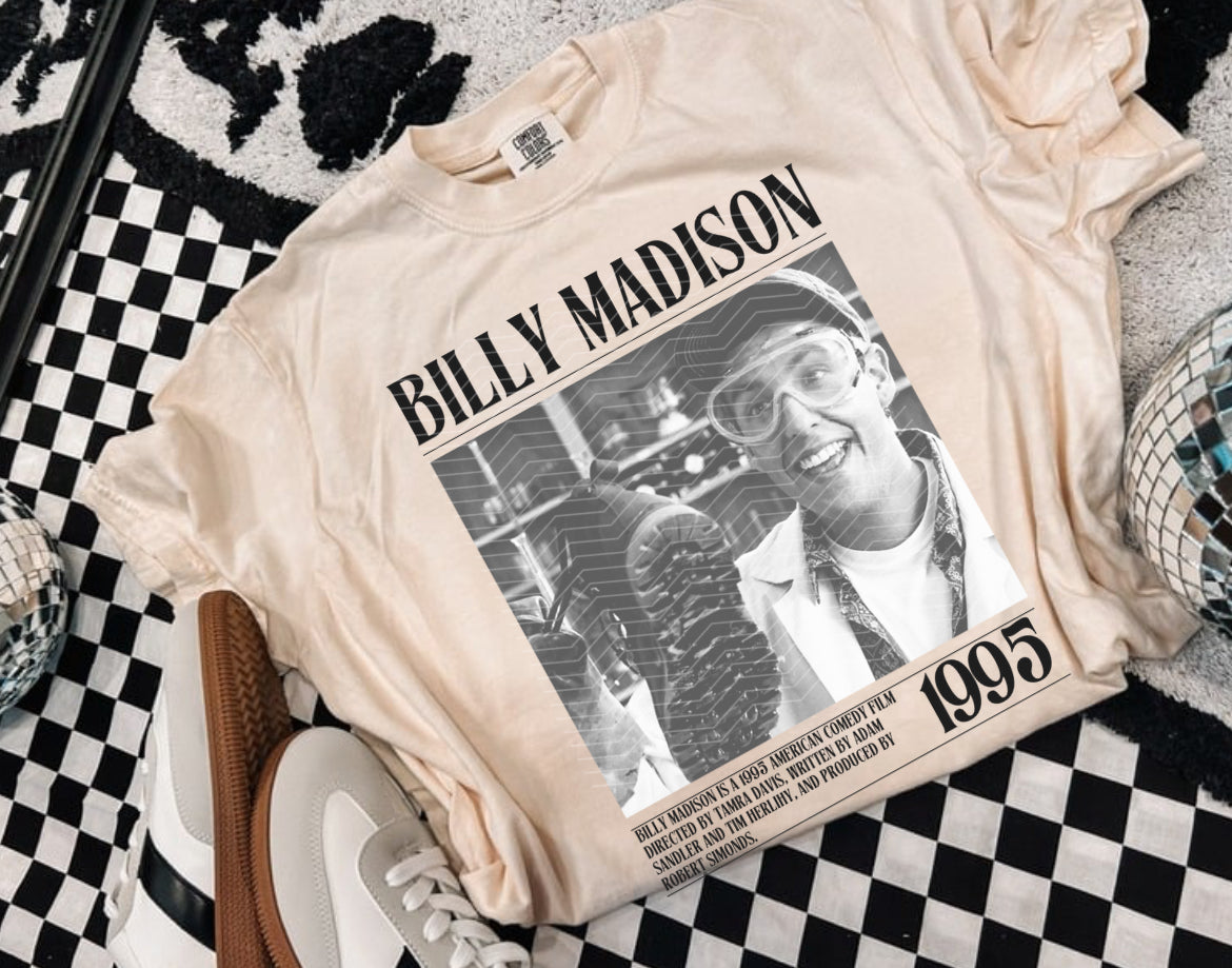 Billy Madison Black and White PNG