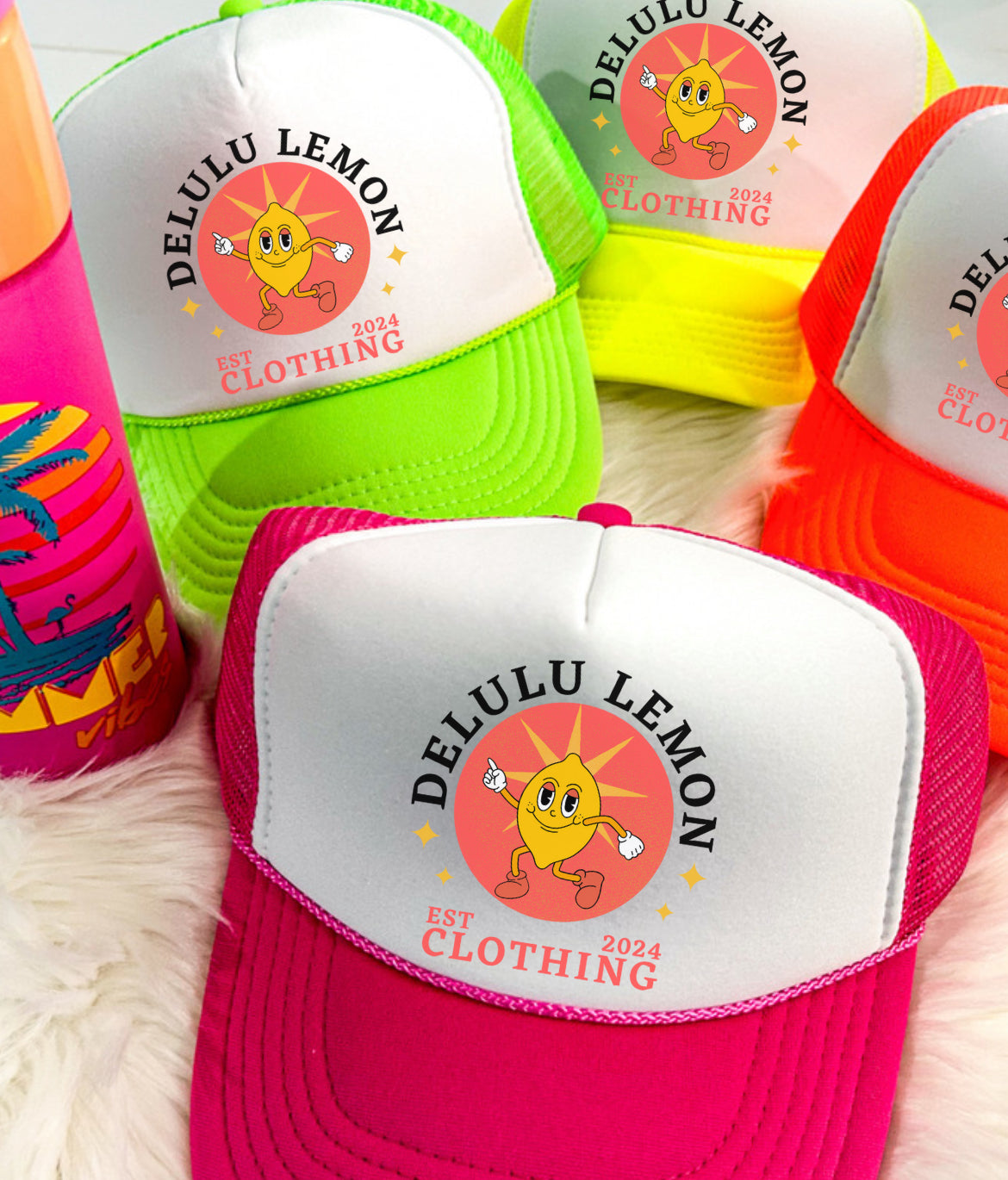 Neon Trucker Hats